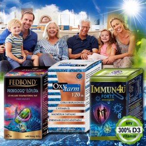 EVERLIFE ® vastagbél salaktalanító - élőflóra pótló, Mikrobiom Forte Immunerősítő Program