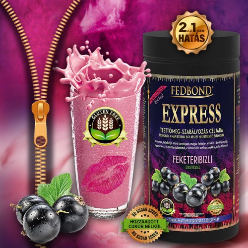  EXPRESS Feketeribizli ízű diétás fehérjeturmix